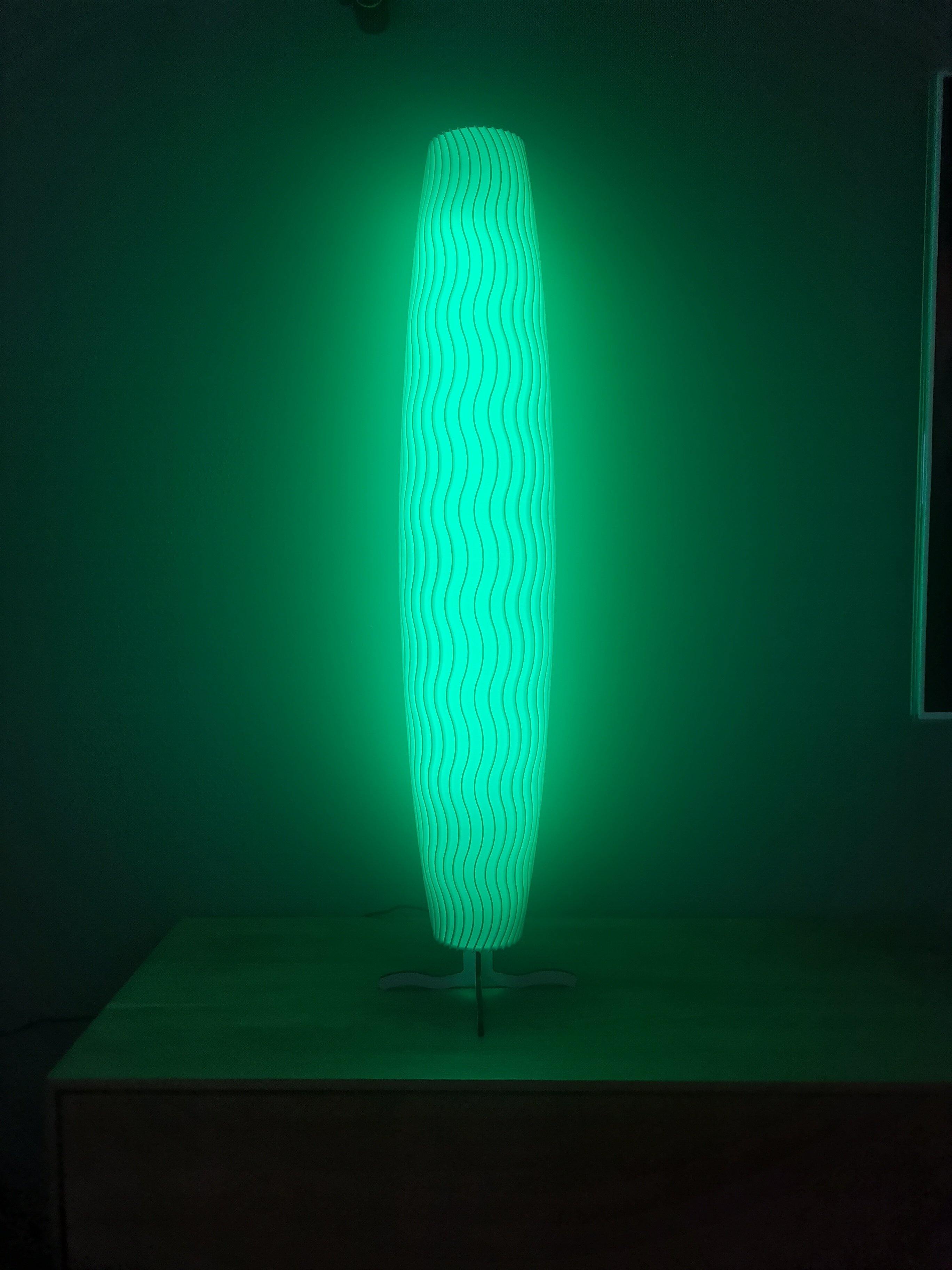 Design LED Standleuchte AURA 800, aus nachhaltigem 3D Bio Material